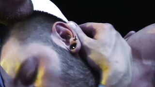 Dominant Dr Hugh Hunter anal breeds and fists gay bot Teddy Bryce
