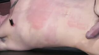 Blaine Black and his friend TORMENTS their bound sub with hot wax