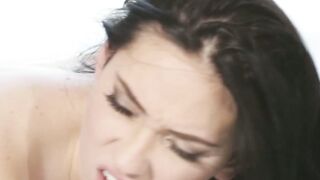 Aria Alexander has such a delicate pussy looking so perfectly fit while he lover poun