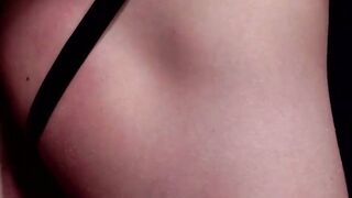 Strapped homo twink ass drilled from behind after rimming
