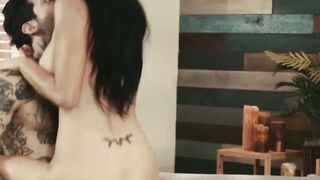Tattooed Small Hands drilled hard the gorgeous pussy of sexy Silvia Saige