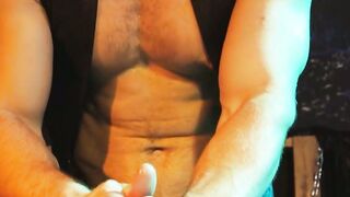 Helpless muscle jock Devin Grant endures the painful pleasure while being tied up