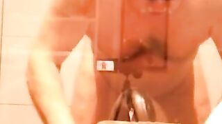 Bearded Man's Solo Play with Sex Toy