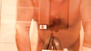 Bearded Man's Solo Play with Sex Toy