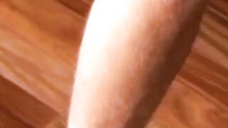 Hottie guy Brandon Lewis gets comfortable in solo steamy masturbation