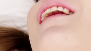 Skinny Slut Grace groans while being hard fucked by Luke