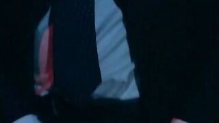 Executive office hunks meet for glory hole bareback drilling