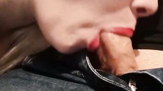 Blonde Latina Friend Gives Me a Blowjob Before I Get Home 2