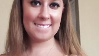 Slut wants to get fucked and her stepdad is the closest cock