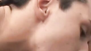 Slender latino twink bends over and gets smashed doggy style