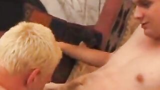 Horny guys Jamie and Dylan having some naughty time together