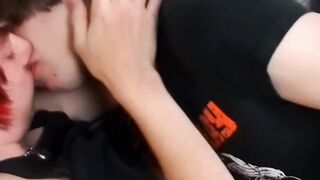 Cute young dudes have fun while trying ass drilling