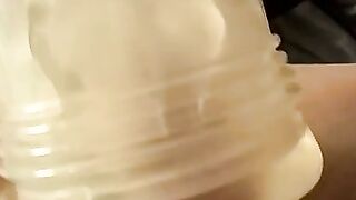Fleshlight masturbation action with twinks Billy and Wiley