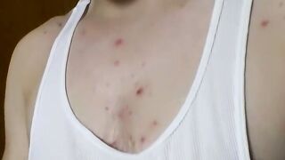Hot straight dude Eddy Lake gets pissed for the first time