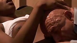 Mature daddies in wild orgy with younger hunks for pleasure