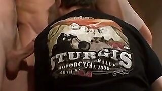 Mature daddies in wild orgy with younger hunks for pleasure