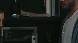 Lustful Lucas Frost licks pussy before banging the tight pussy of redhead Dani Rivers