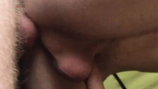 Skinny Hernandez makes out and bangs hunky Seng outdoors