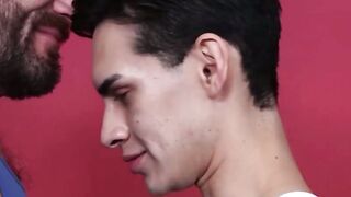 Athletic stud got his tight hole stretched wide by huge cock