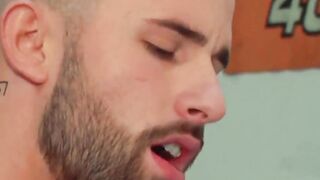 Classy hunk Sunny Colucci pounded doggystyle by businessman