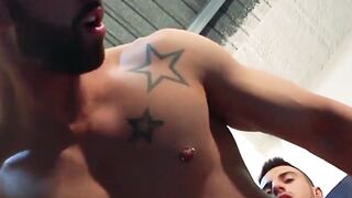 Classy hunk Sunny Colucci pounded doggystyle by businessman