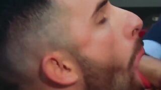 Classy hunk Sunny Colucci pounded doggystyle by businessman