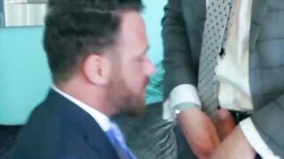Big dick Alexander Muller fucks work buddy after hot rimming