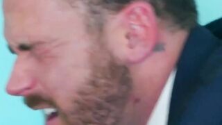 Big dick Alexander Muller fucks work buddy after hot rimming