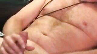Mature blond amateur masturbates small cock solo and cums