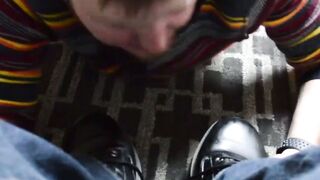 Feet licking and toe sucking with a dude going down on bear