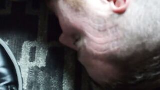 Feet licking and toe sucking with a dude going down on bear