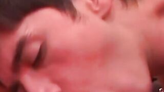 Latino twink likes being fucked hard while tied up in bed