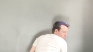 Beautiful teen Conor Rey teases his big throbbing cock solo