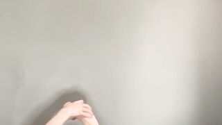 Beautiful teen Conor Rey teases his big throbbing cock solo