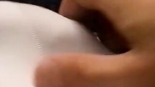 Athletic amateur Jeremiah Johnson masturbates his hairy dick