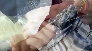 Solo foot sniffing time and jerking off for cute emo twink