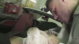 Hunk Manuel Skye sucks his buddies toes and licks his feet