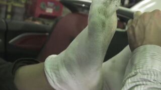 Hunk Manuel Skye sucks his buddies toes and licks his feet