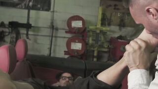 Hunk Manuel Skye sucks his buddies toes and licks his feet