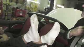 Hunk Manuel Skye sucks his buddies toes and licks his feet