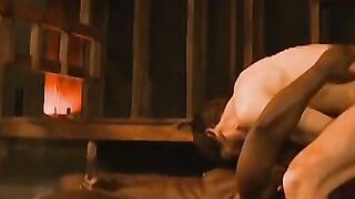 Interracial anal threesome with muscular big cocked hunks