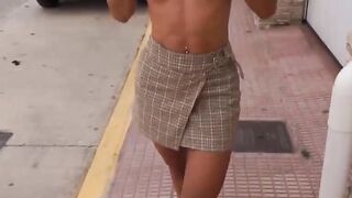 Petite Tease A Public Strip and Stranger Fuck