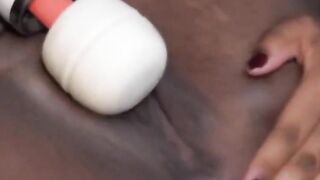 CURVY BLACK dbl D MILFS ALANAS BEST HITACHI SELF PLEASURE EVER!!!!
