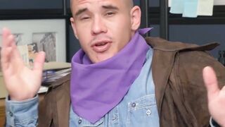 Office costume party turns into interracial fuck fest