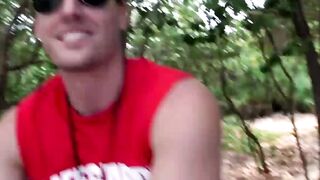 Handsome lifeguard bent over and pounded by hung jock