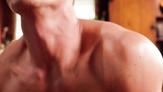 Chiseled Jkab Ethan Dale mercilessly fucked by two hunks