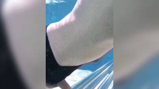 Moisa Robert was on a trip to the pool outside, outdoors, so he asked for an aquatic