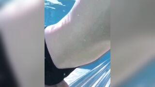 Moisa Robert was on a trip to the pool outside, outdoors, so he asked for an aquatic