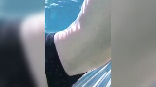 Moisa Robert was on a trip to the pool outside, outdoors, so he asked for an aquatic