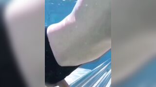Moisa Robert was on a trip to the pool outside, outdoors, so he asked for an aquatic